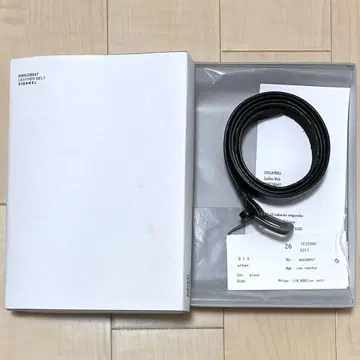 DIGAWEL LEATHER BELT 벨트 블랙 검정