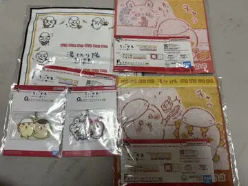 치이카와 제일복권 모두 함께 라면 F상 타월 3장 G상 러버 컬렉션 2개