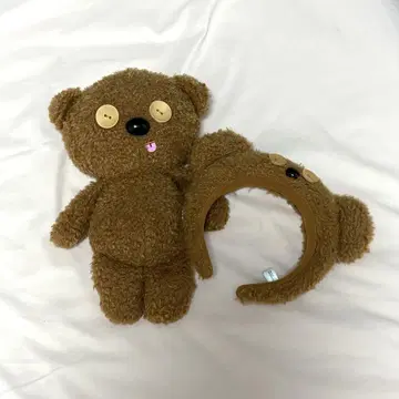 팀 머리띠 봉제 인형