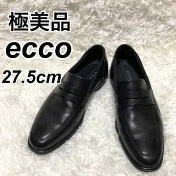 컨디션 최상 에코 에코 코인 로퍼 블랙 27.5cm
