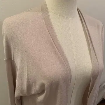 VIS 가디건 베이지 핑크