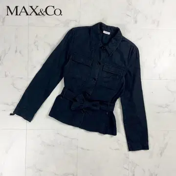 MAX&Co. 밀리터리 자켓 블랙 검정 사이즈 40*CD1107