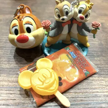 칩과 데일 오너먼트, 데일 오미쿠지, 쉐이프 아이스 미니어처 3개 세트