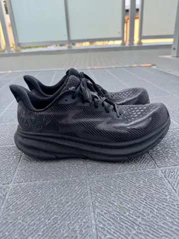 HOKA 호카 Clifton9 클리프톤 9 블랙 28cm 와이드