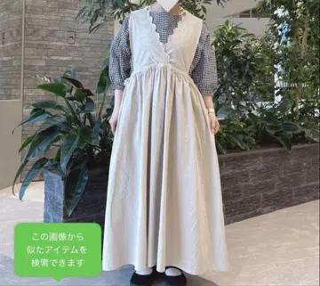새상품 사만사 모스모스 면 린넨 슬리브리스 원피스 아이보리 M