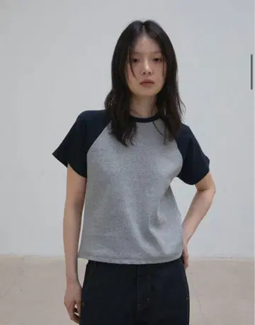 Scheme Raglan T-Shirt ohotoro 네이비