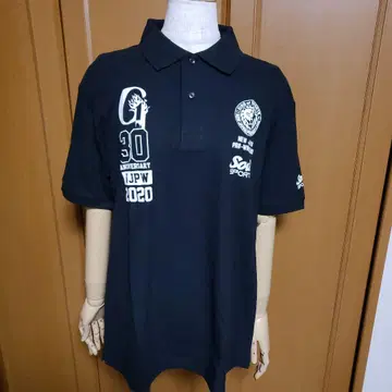 신일본 프로레슬링 30주년 기념 G1 30 피케 셔츠 블랙
