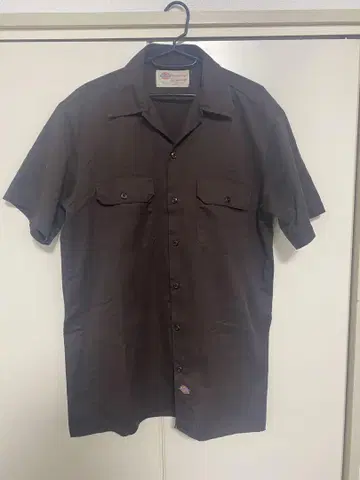 디키즈 브라운 반팔 셔츠 M