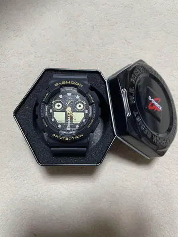G-SHOCK 아날로그 디지털 시계 블랙