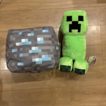 마인크래프트 크리퍼 봉제 인형 다이아몬드 봉제 인형