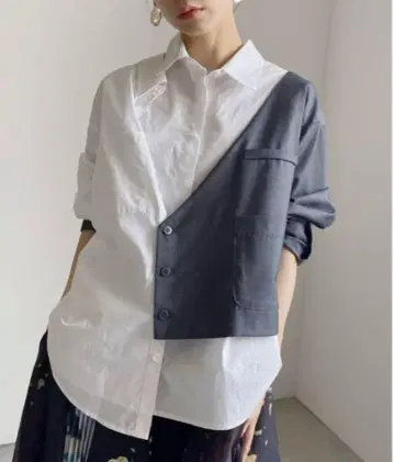 AMERI 빈티지 / 재킷 도킹 셔츠