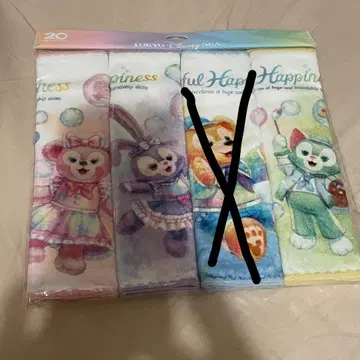 도쿄디즈니씨 닷피&프렌즈 컬러풀 해피니스 타월 세트 3장