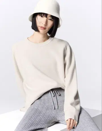 미사용 새상품 XL 지유 크루넥 스웨터 Z