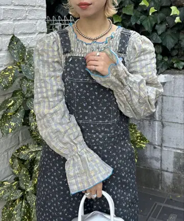HELLO.SANFRANCISCO 헬로 샌프란시스코 체크 블라우스