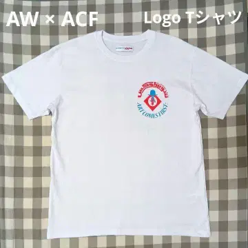ACF 아트 캠즈 퍼스트 AW 로고 티셔츠 화이트
