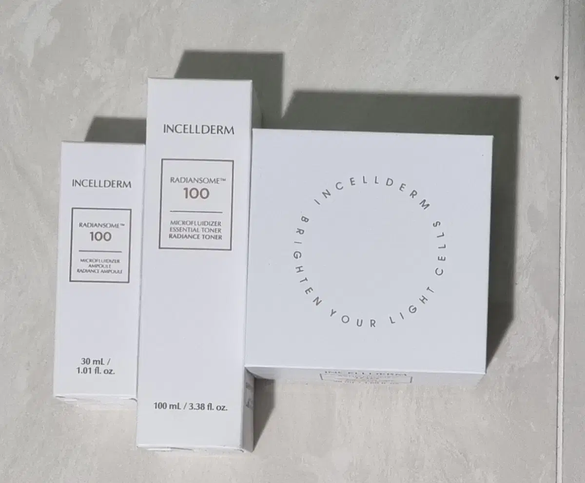 Incellderm Radiansome 3-Piece Set
