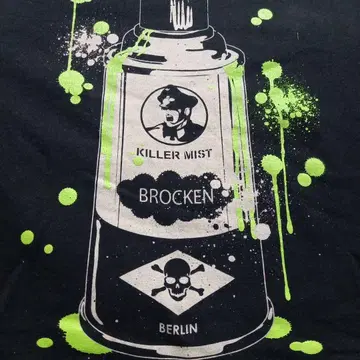 KILLER MIST BROCKEN 블랙 티셔츠 L 사이즈