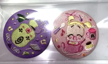 오자마녀 도레미 자수 배지 2개 세트