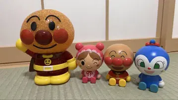 호빵맨 라이팅 인형 + 피규어 세트