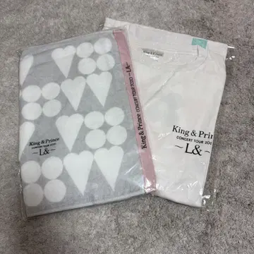King & Prince 킹프리 L& 투어 굿즈 타월 티셔츠