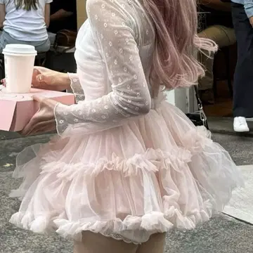 "발레리나" 요정 티울 펄럼 톱