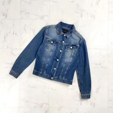 새상품급 SISLEY 데님 자켓 인디고 사이즈 S*CD278