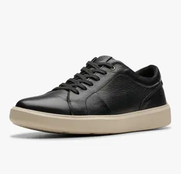 Clarks 클락스 블랙 스니커즈 브로딘 레이스 UK7 1/2