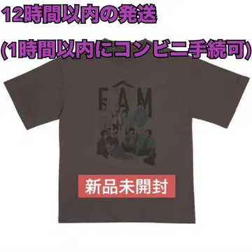 FAM timelesz 티셔츠 차콜 그레이