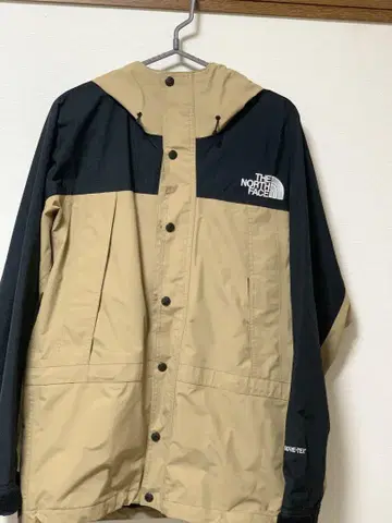 THE NORTH FACE 마운틴 후드티 베이지/블랙