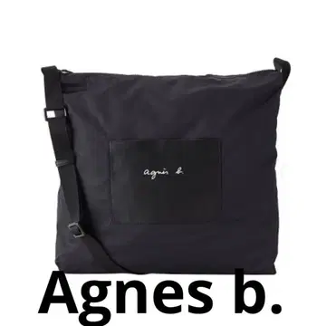 Agnes b. 에네스베 가죽 포켓 숄더백 유니섹스