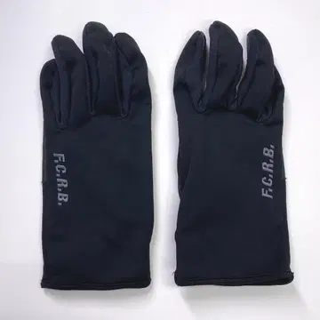 FCRB 그로브 L 사이즈 블랙 검정 로고 자수 장갑