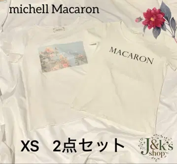 michell 마카롱 티셔츠 2개 묶음 판매 XS 사이즈