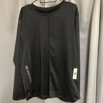 XENO 블랙 긴팔 티셔츠