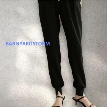 BARNYARD STORM 더블 크로스 조거 팬츠 밑단 슬릿 거의 미사용