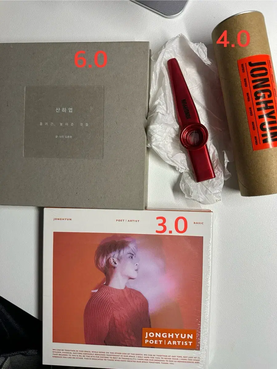 Price lowered) Shinee Jonghyun Sanhayeob Zuu album wts (individual sales possible)