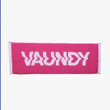 Vaundy 바운디 로고 타월 핑크 화이트