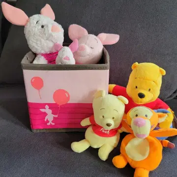 곰돌이 푸 피글렛 봉제 인형 세트