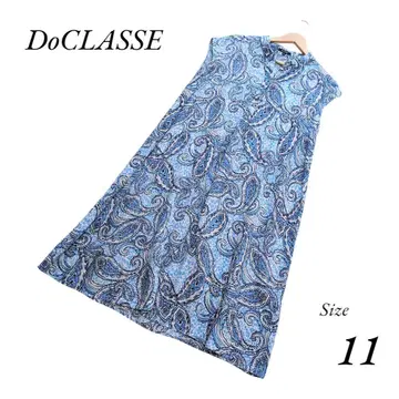 DoCLASSE 두클라세 슬리브리스 원피스 린넨 페이즐리