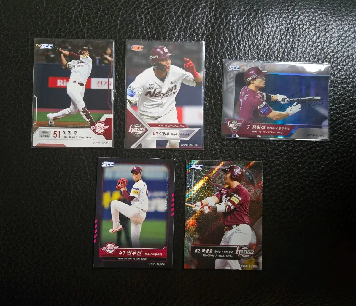 KBO Card Kiwoom Heroes Lee Jung-hoo/Kim Ha-seong/Park Byung-ho/Ahn Woo-jin