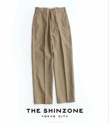 THE SHINZONE 하이 웨스트 치노 팬츠