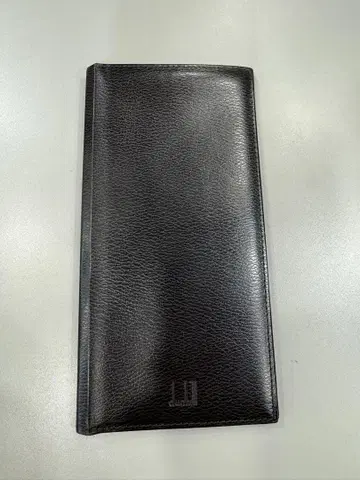 던힐 블랙 가죽 장지갑