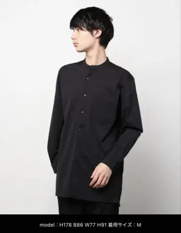 TIGORA ULTIMATE 경량 스트레치 밴드 카라 셔츠 L 사이즈
