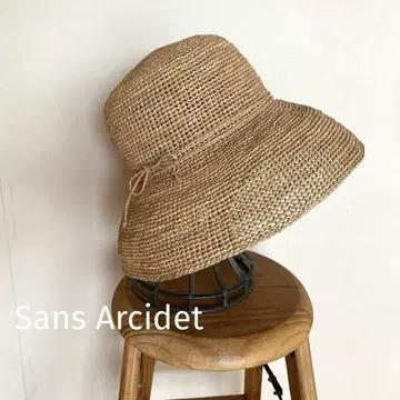 새상품급 Sans Arcidet 라피아 햇