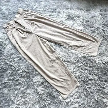 베이지 코듀로이 슬랙스 [F] 100% 폴리에스테르