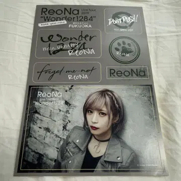 ReoNa Live Tour 2019 Wonder1284 후쿠오카 스티커