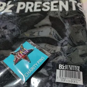 B'z UNITE 타월 핀 배지