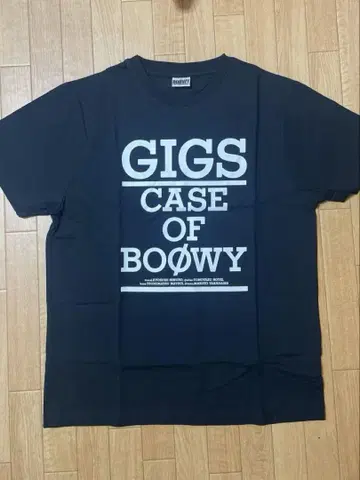 GIGS CASE OF BOOWY 티셔츠 35주년 보위