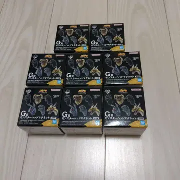 제일복권 고질라 G상 몬스터 헤드 마그넷 미개봉품 8개 세트