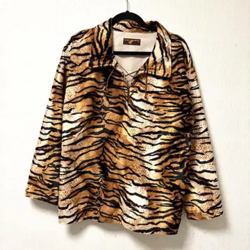 90's~ GOLD RIDER 레이스업 풀오버 셔츠