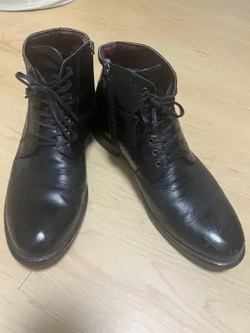 Men's Bigi 남성용 비기 블랙 가죽
